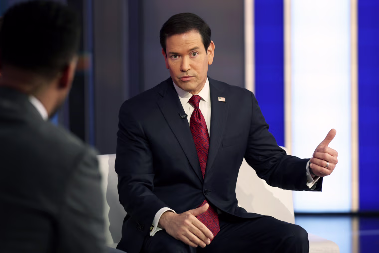 U.S. Secretary Of State Marco Rubio Visits "Fox & Friends"