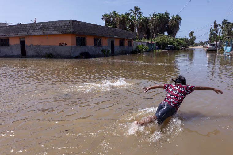 Aftermath Of Hurricane Polo In Baja California Sur