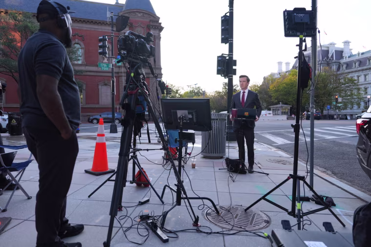 APTOPIX Trump News Media