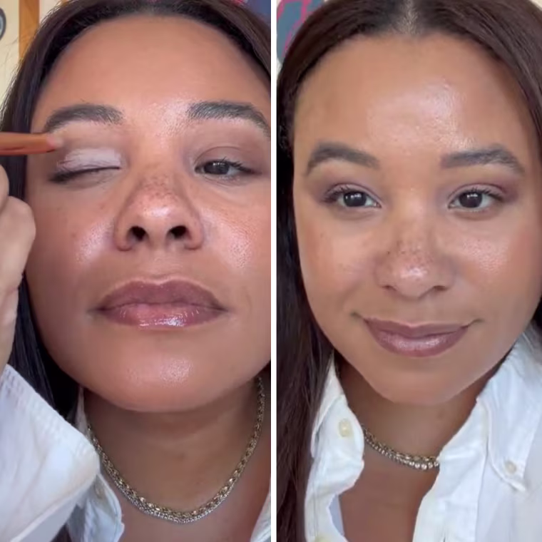 Tester Genevieve Uzamere uses the Charlotte Tilbury Exagger-Eyes Waterproof Eyeshadow Stick.