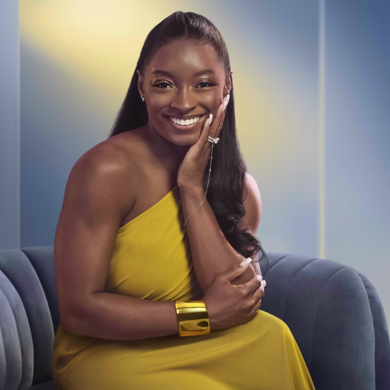 Simone Biles maintains a simple skin-care regimen in addition to the prescription drug she now takes for her skin conditions.