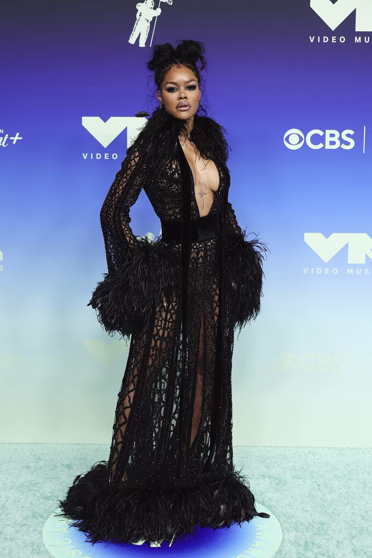 Тейана Тейлор Кэмпбелл на церемонии вручения наград MTV Video Music Awards 2026 (VMA), которая состоялась в Peacock Theater 27 сентября 2026 года в Лос-Анджелесе, Калифорния. 
