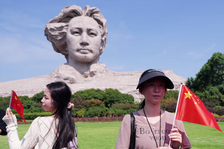 Chinese Celebrate National Day in Changsha