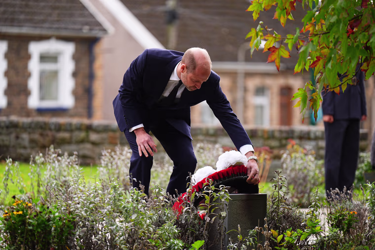 King Charles III And The Prince Of Wales Mark The 60th Anniversary Of The Aberfan Disaster