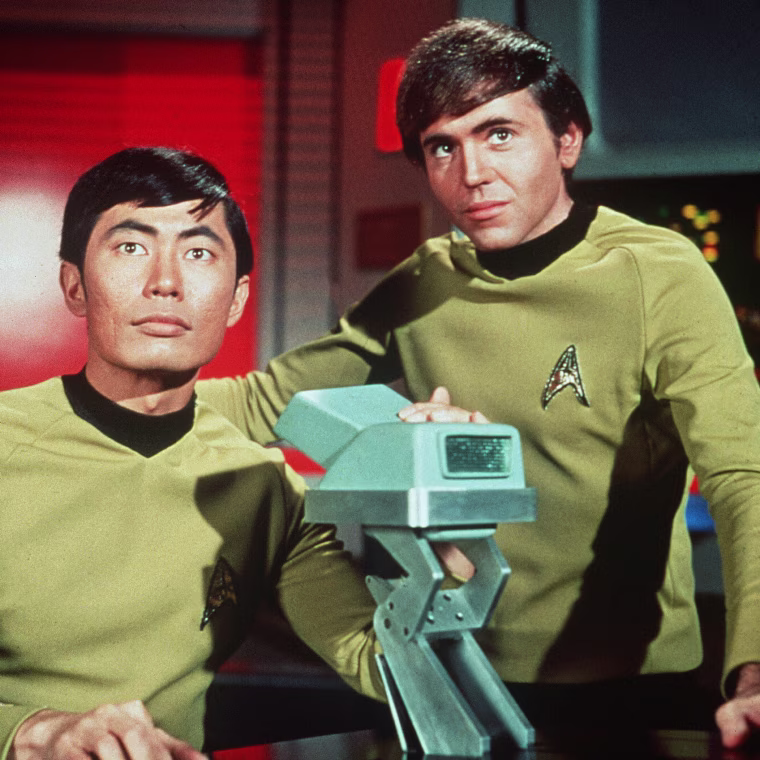 George Takei, left, and Walter above