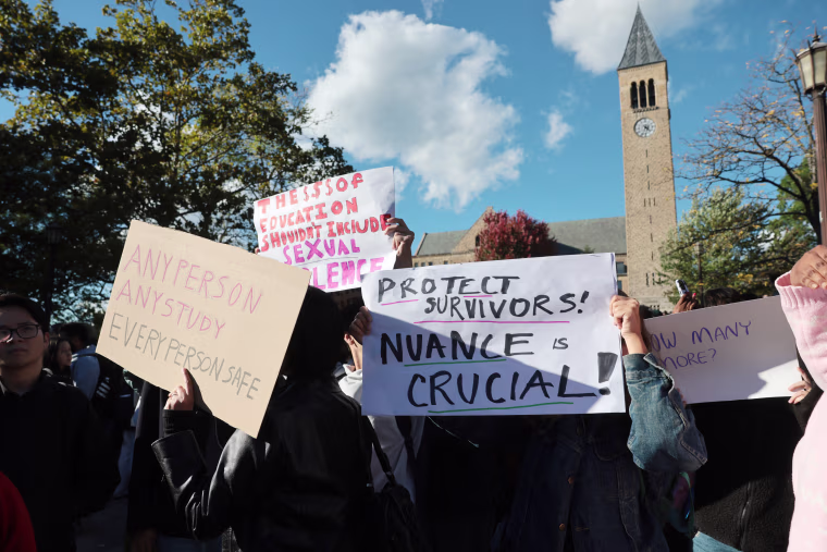 Cornell Students Protest University's Handling Of Sexual Assault Case