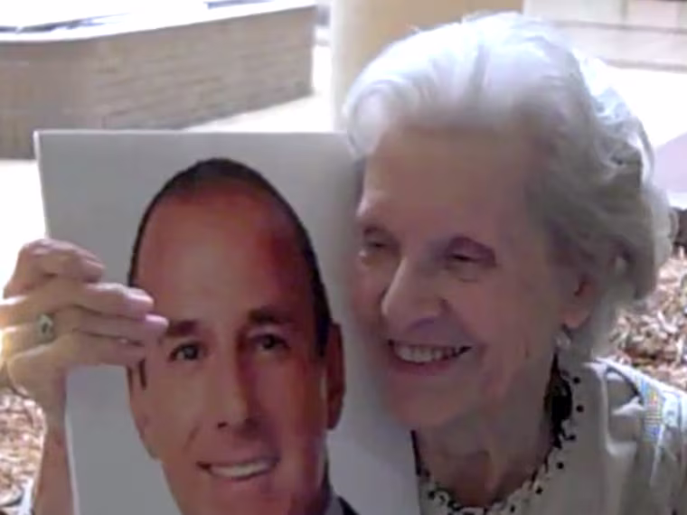 An Arrow Senior Living center resident casts her vote.