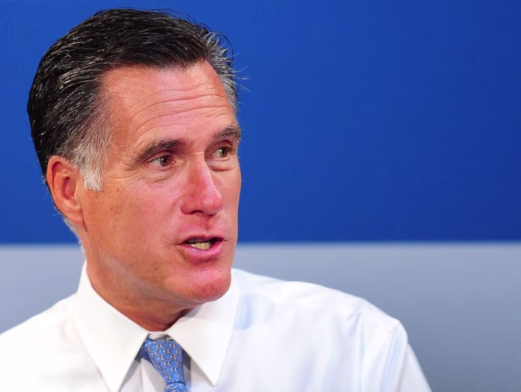 Mitt Romney speaks at a small-business roundtable discussion at Endural, a manufacturer of plastic containers, on July 23 in Costa Mesa, Calif.