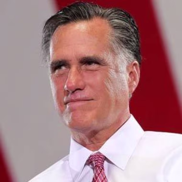 Mitt Romney at a campaign rally in Las Vegas, Nevada on Tuesday.