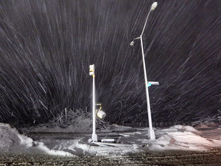 A snowstorm hits the Northeast as residents are still struggling to pick up the pieces after Superstorm Sandy.
