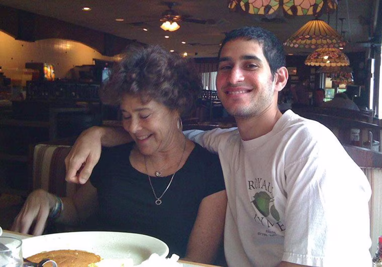 Sunil Tripathi and his mother, Judy Tripathi.