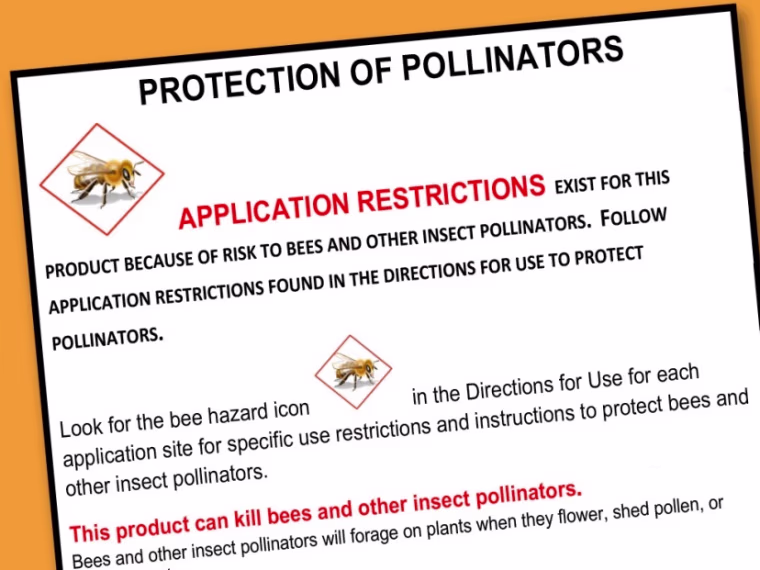 Image: Pesticide label