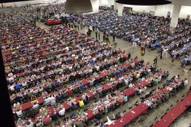 More than 4,500 attended a