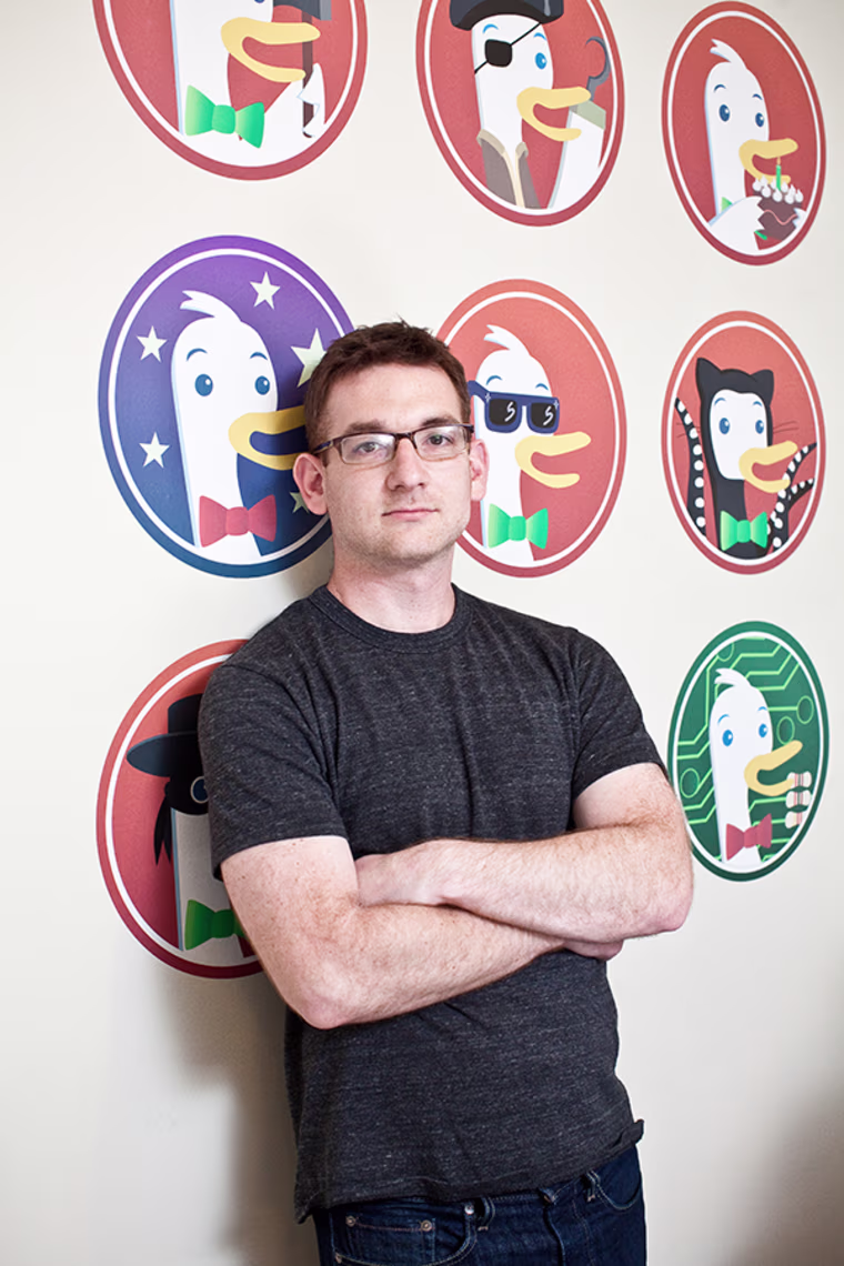DuckDuckGo CEO and founder Gabriel Weinberg.