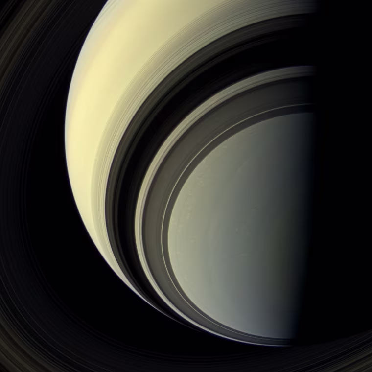 Image: Saturn and shadows