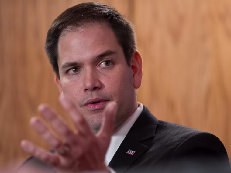 Republican Sen. from Florida Marco Rubio speaks at the BuzzFeed Brews newsmaker event in Washington on February 5, 2013.