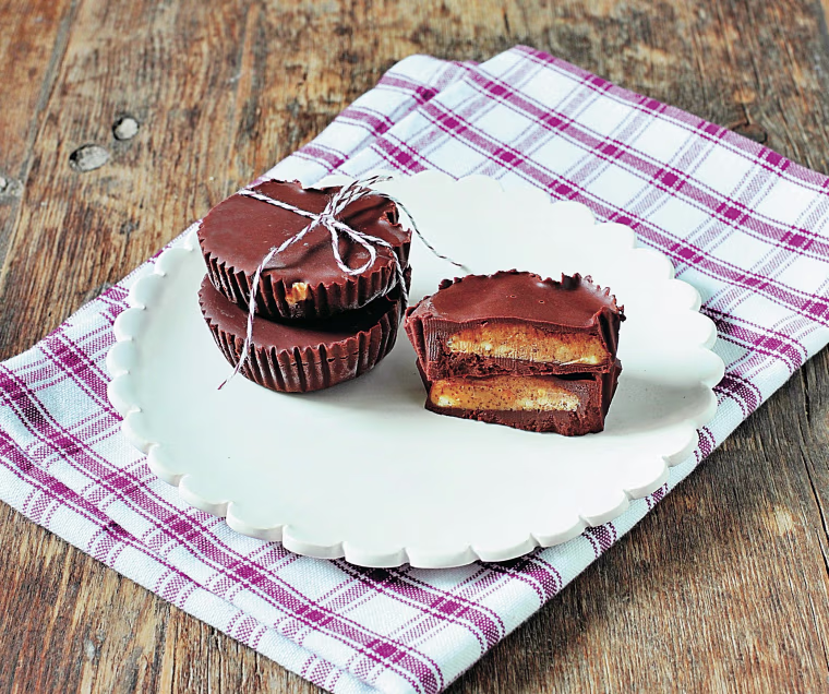 You won't be sacrificing taste by going vegan with these peanut butter cups.