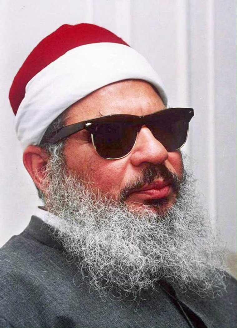 A 1993 photo shows Sheikh Omar Abdel Rahman, who is serving a life sentence in the U.S. for his role in terrorist attacks, including an explosion at the World Trade Center in 1993. The U.S. is under pressure to transfer him to the Mideast because of his age and health, but an informant says he is still too dangerous be let free.