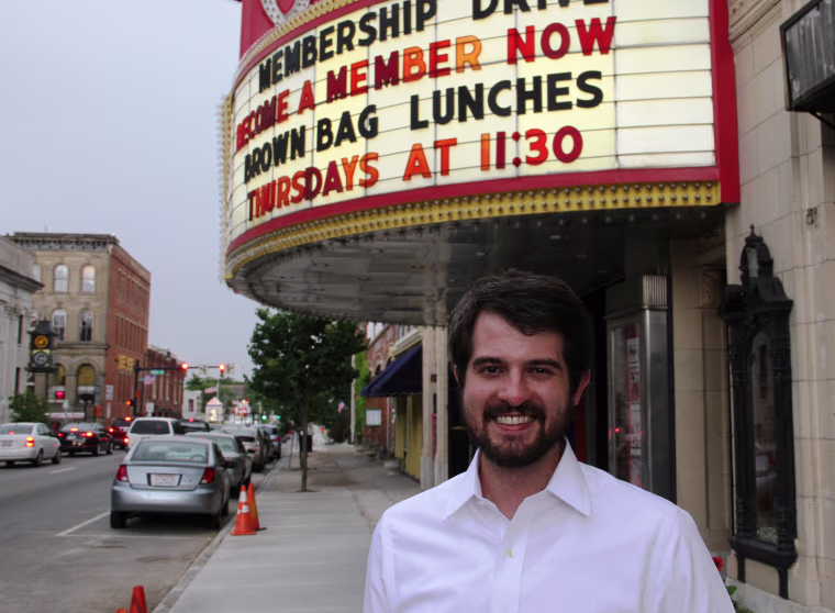 Mark Rembert is among the youngest Chamber of Commerce presidents in the nation. He says the city's economic misfortune has created opportunity, too.