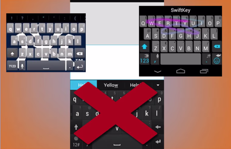 Android virtual keyboards