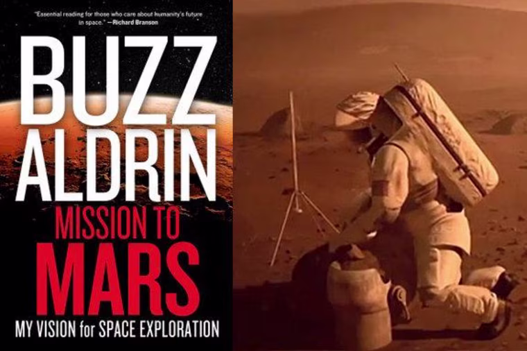 The cover of Apollo 11 moonwalker Buzz Aldrin's book