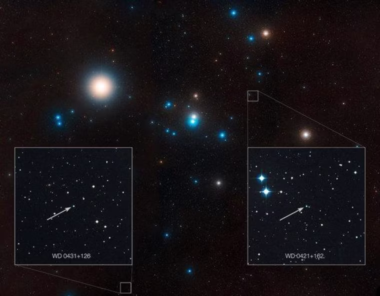 This image shows the region around the Hyades star cluster, the nearest open cluster to us. The Hyades cluster is very well-studied due to its location, but previous searches for planets have produced only one.