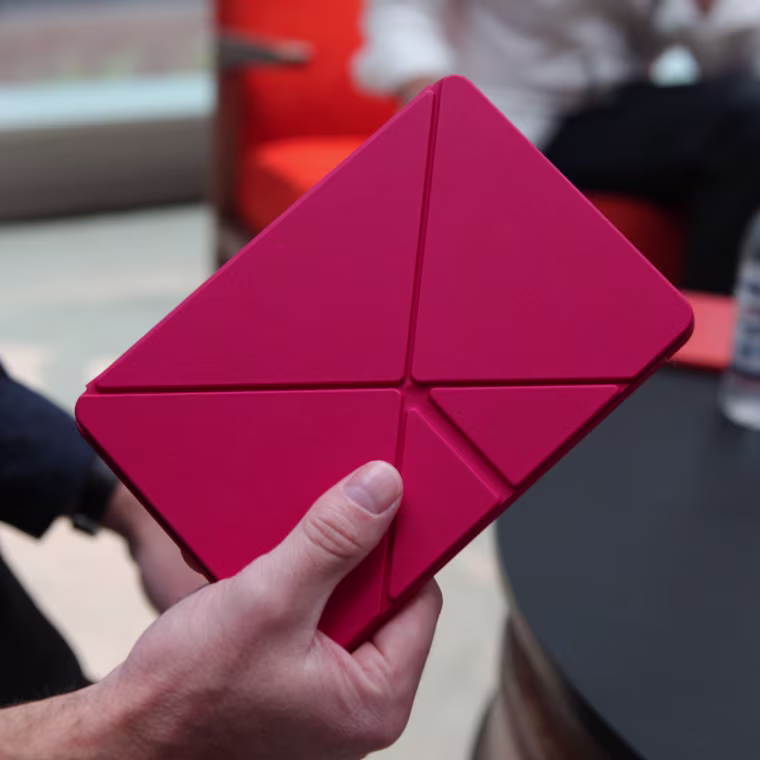 Kindle Fire HDX Origami cover, red