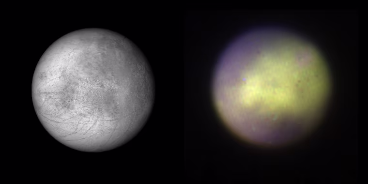 Image: Two views of Europa