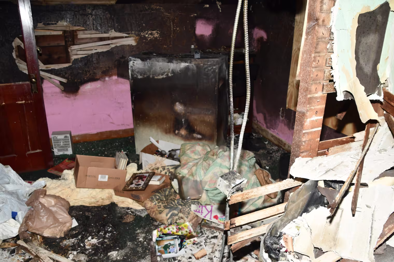 Pictures that were taken inside of the home on Blake Street.