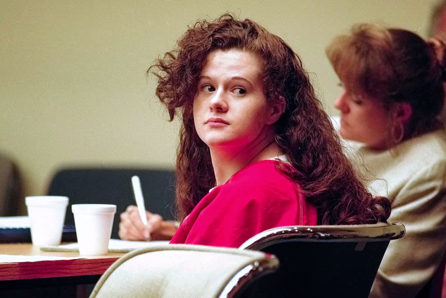 Christa Pike in court in 2001.