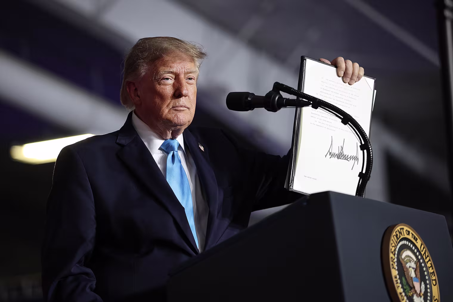 President Trump Holds Rally In Nebraska Supporting GOP Candidates