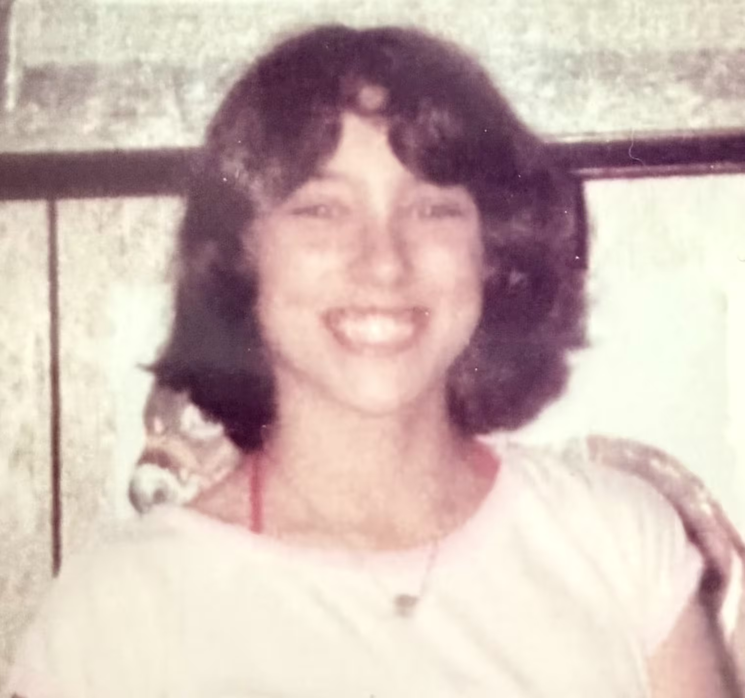 Debra Melo as a teenager.
