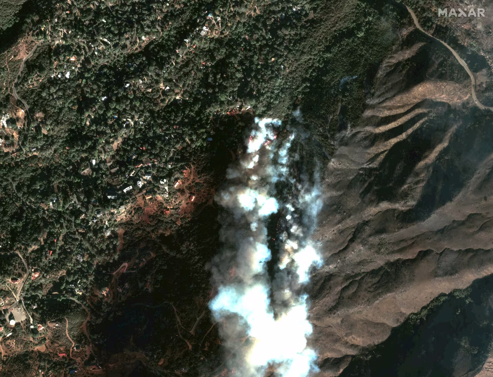 Palisades fire
