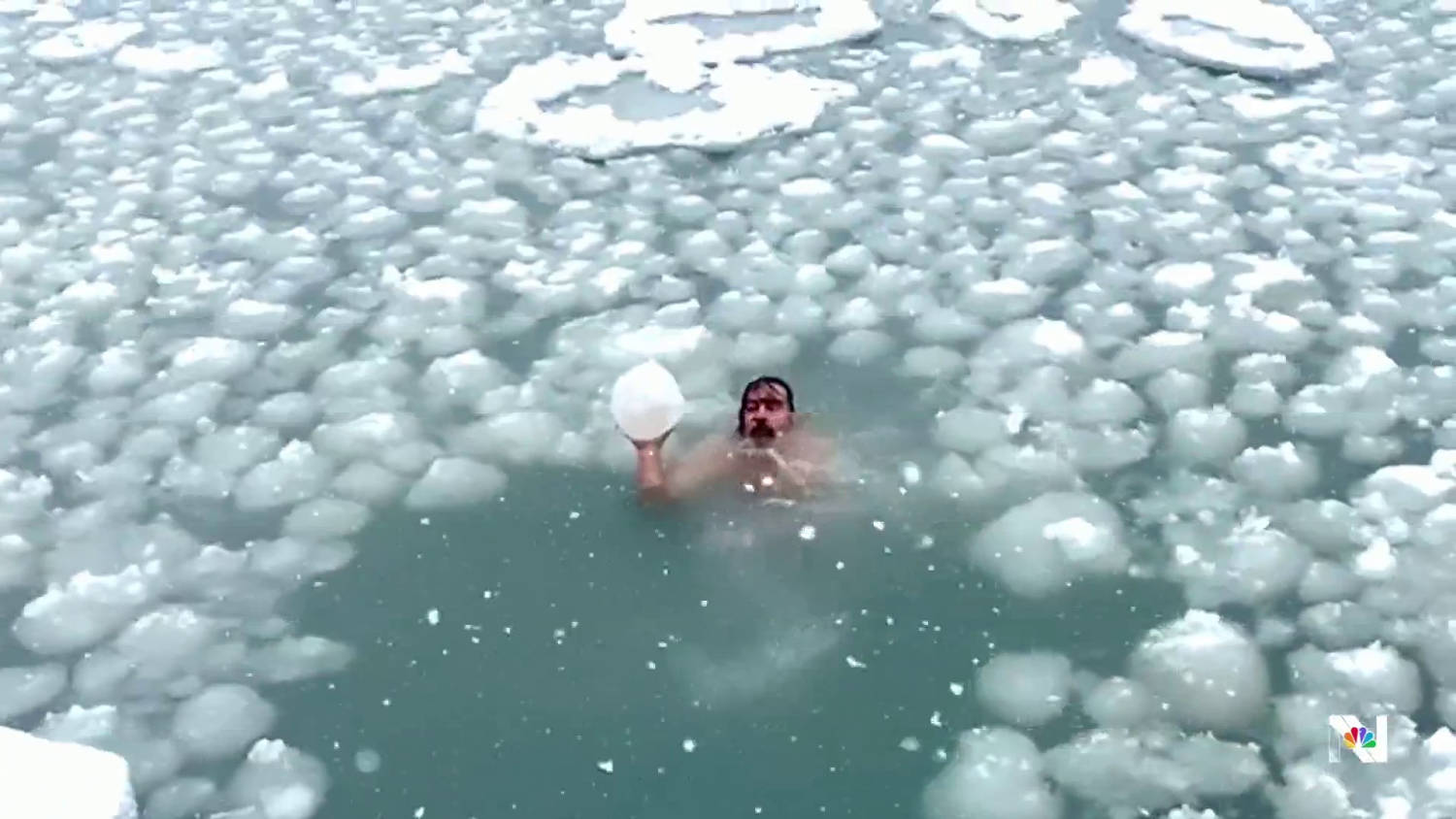Freezing Cold Ice Water