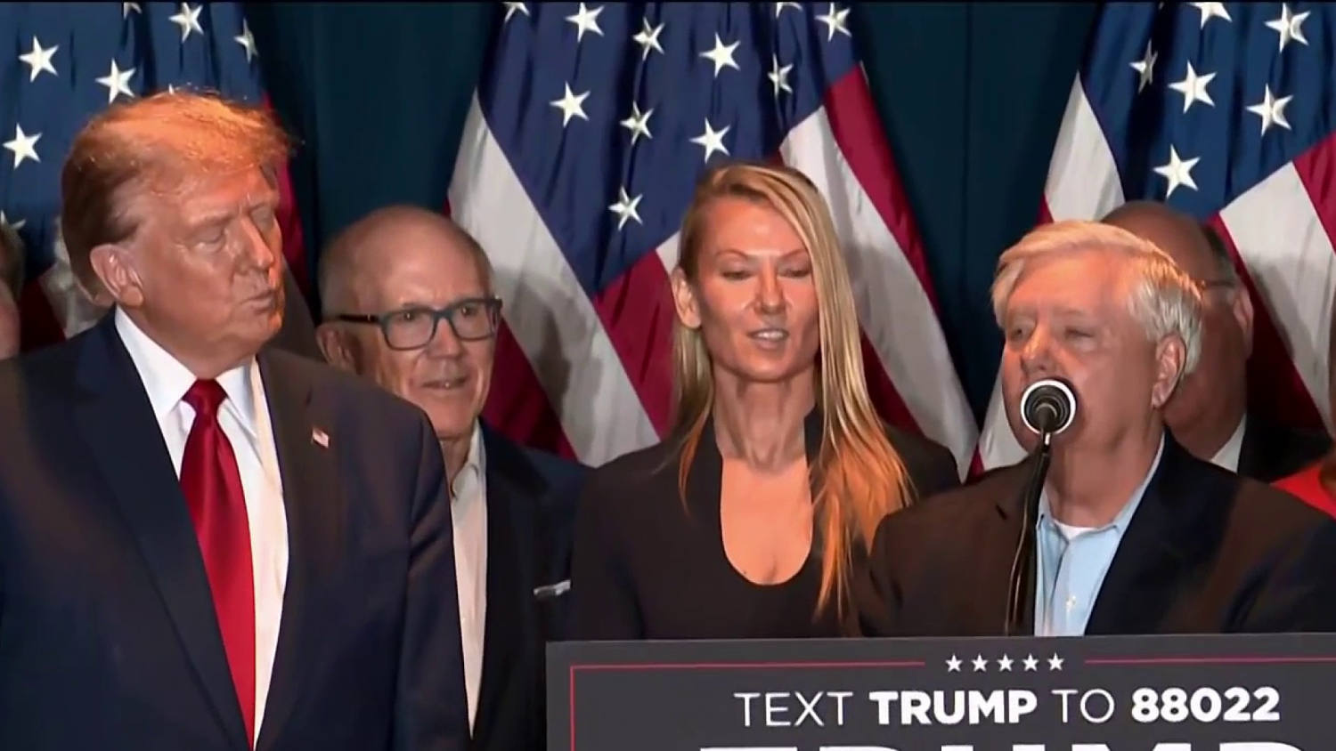Lindsey Graham gets booed during Trump South Carolina victory remarks