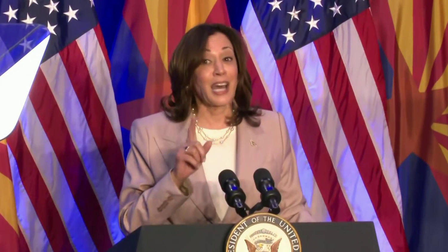 Vice President Harris denounces Arizona's near-total abortion ban