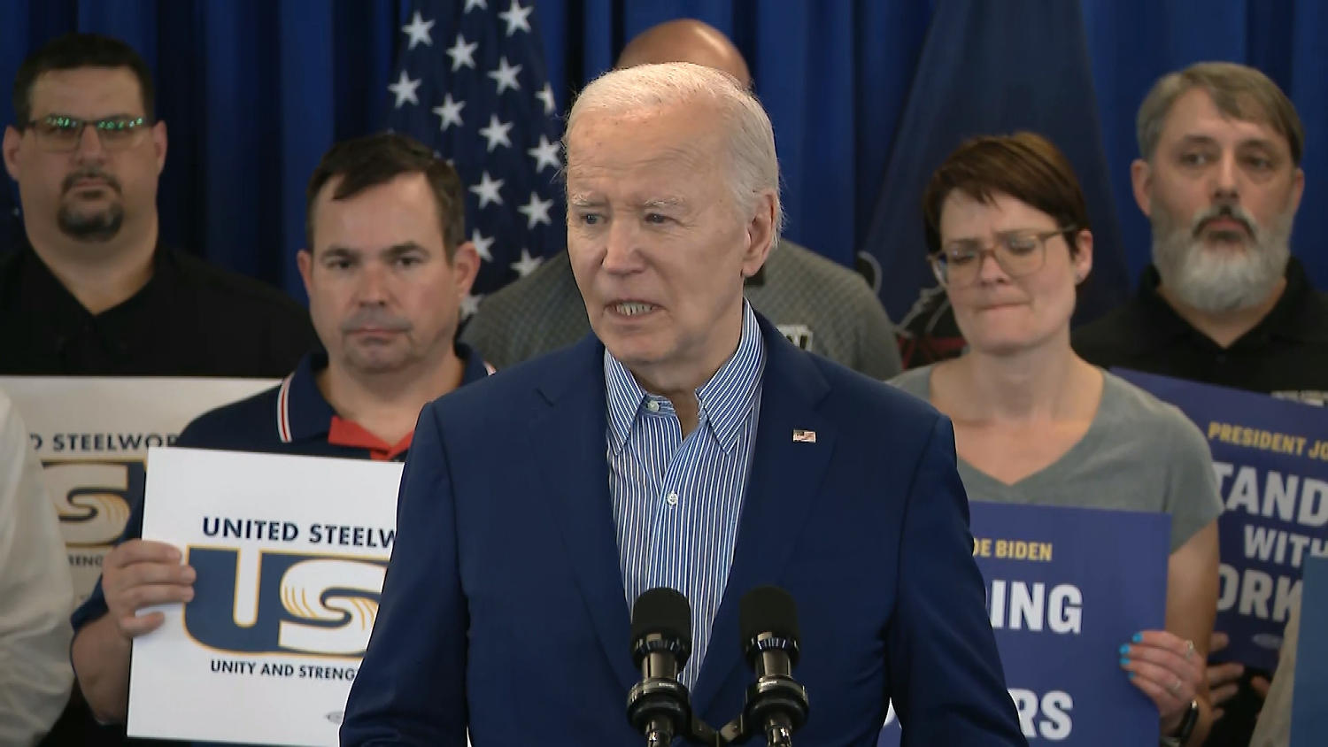 Biden says Trump 'doesn't deserve to have been commander in chief for my son'