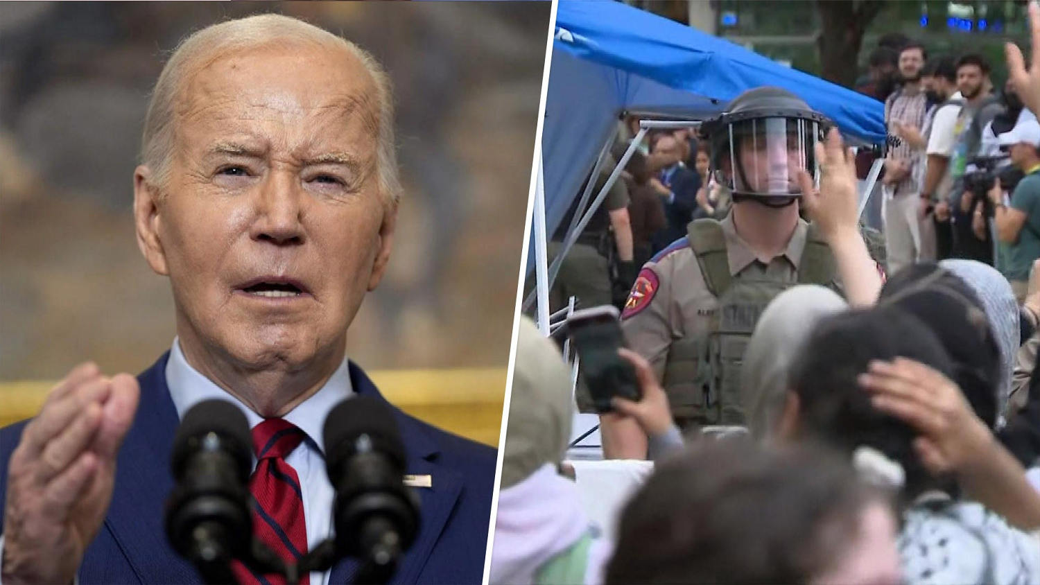 Biden weighs in on protests, line between free speech and chaos