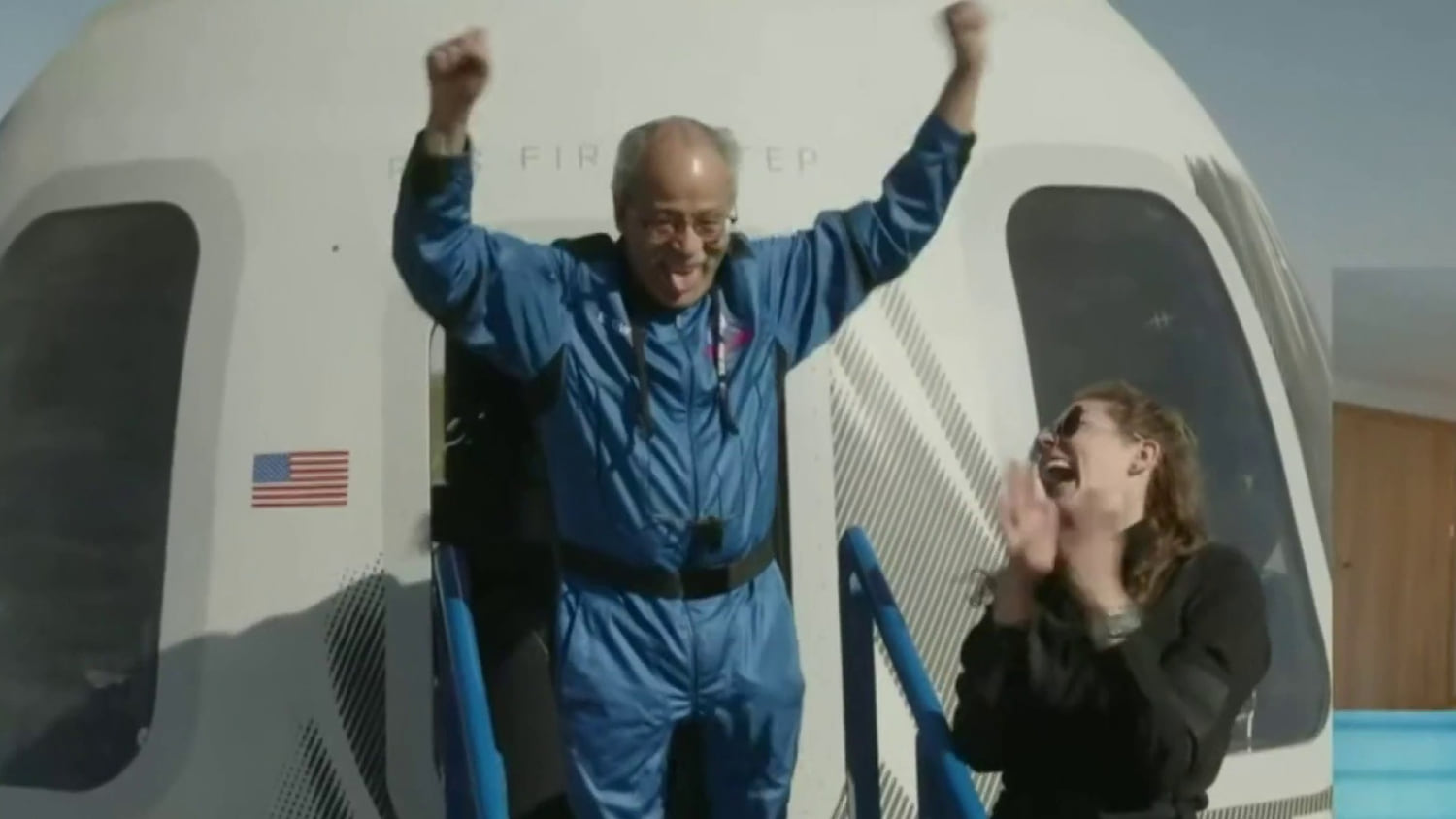 ‘A life-changing experience’: Ed Dwight becomes oldest person to reach space