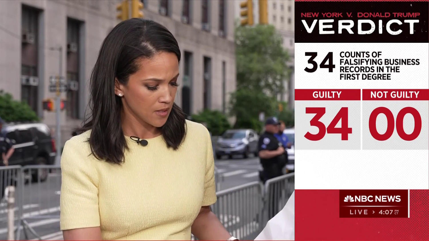 Watch NBC News' Laura Jarrett count the guilty verdicts as they come in