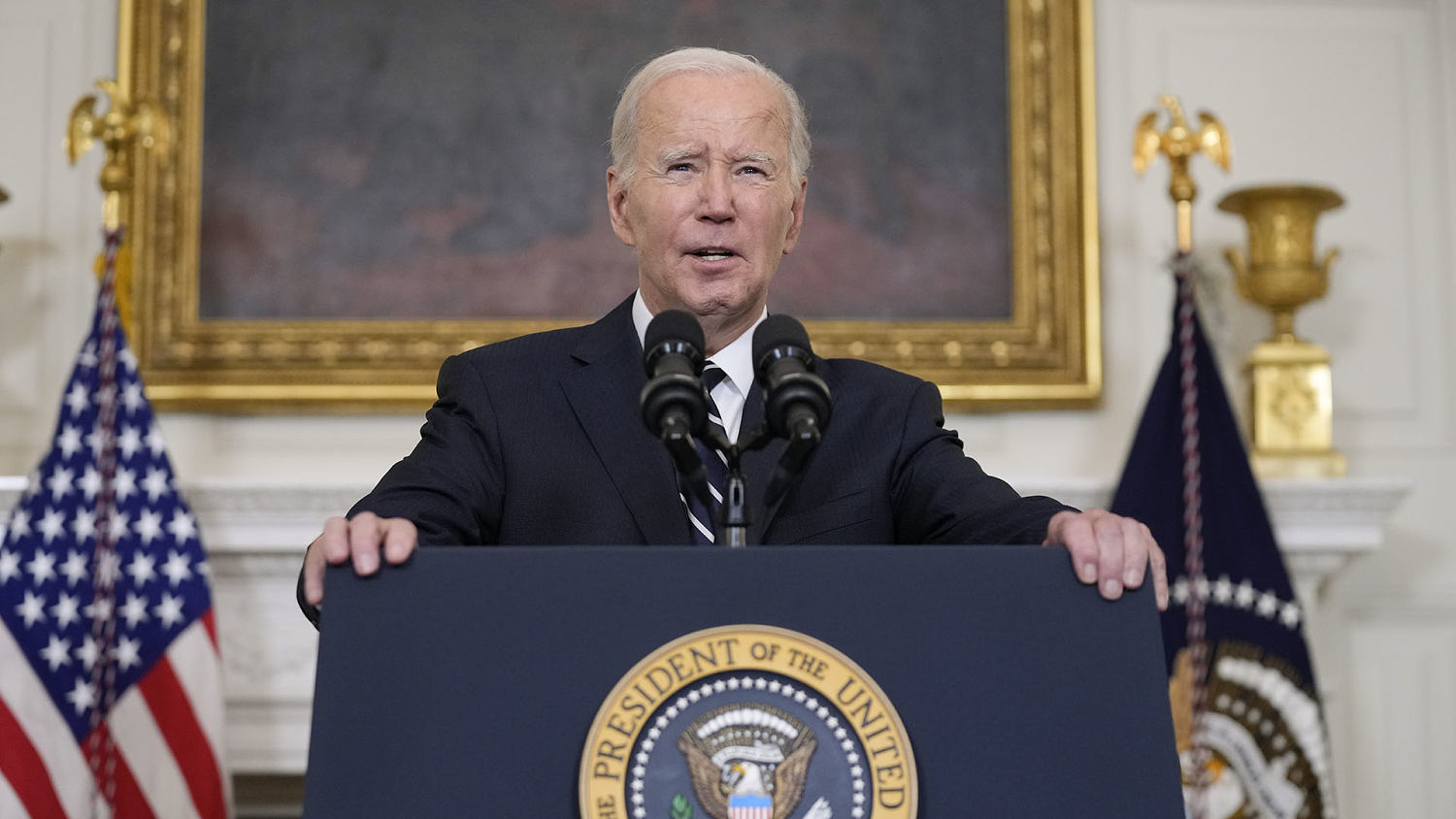 Biden delivers remarks at the National Peace Officers' Memorial Service
