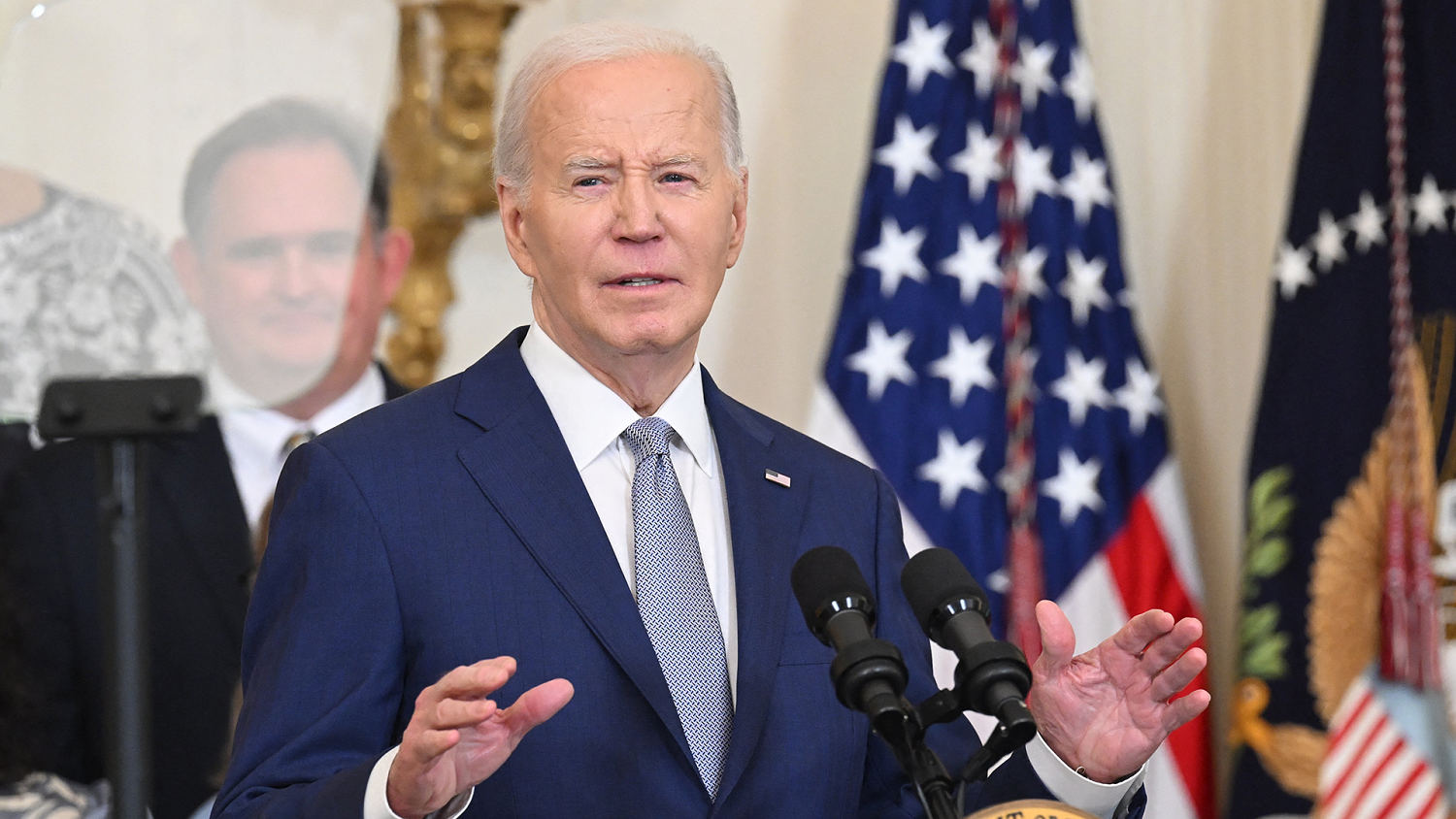 Biden delivers remarks on investing and the job market