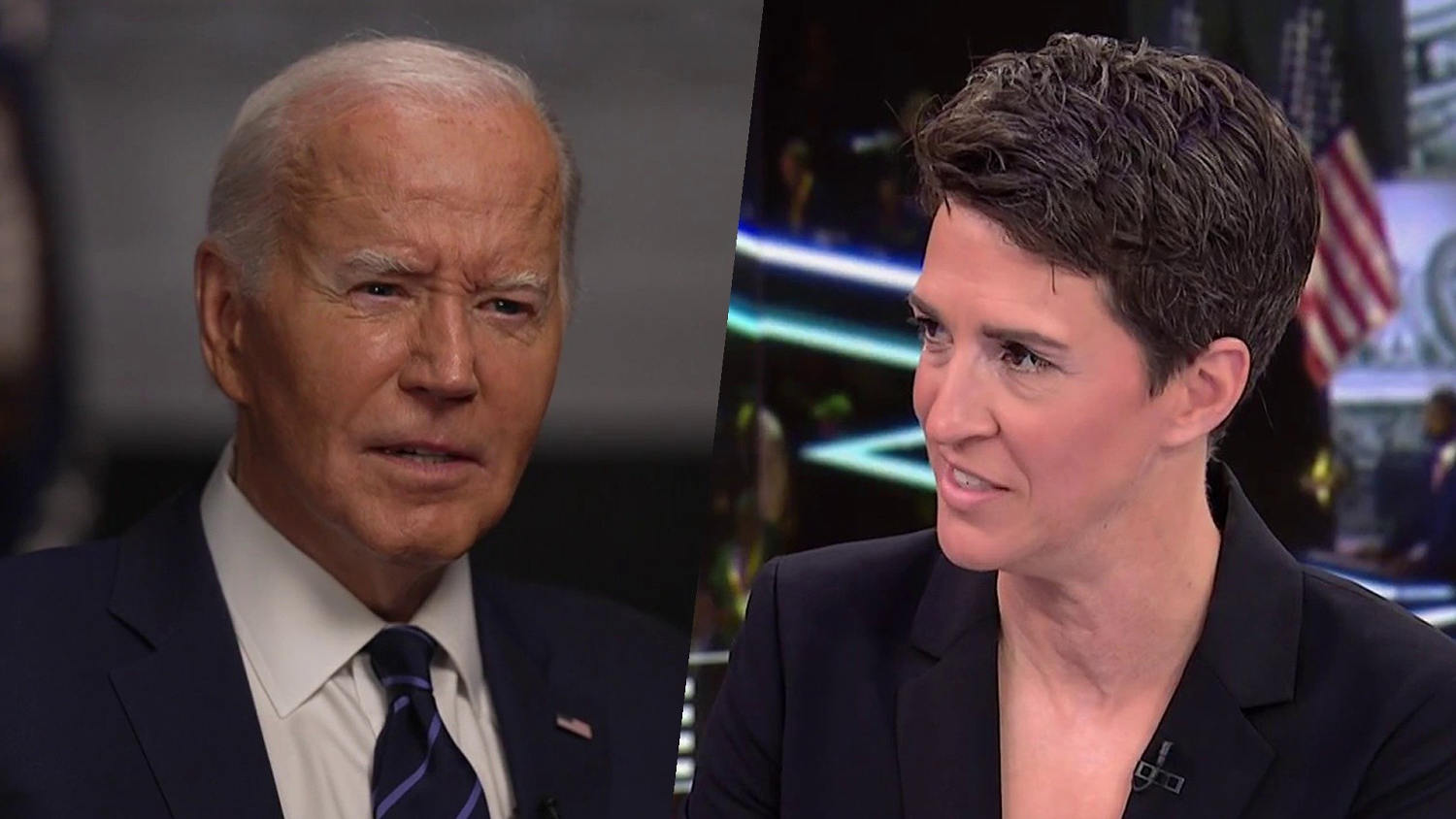 'Combative': See Rachel Maddow and colleagues react to Joe Biden's  interview with NBC's Lester Holt