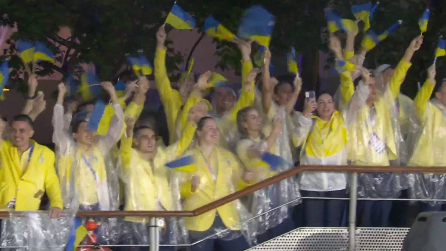 Smallest Ukrainian delegation makes opening ceremony entrance