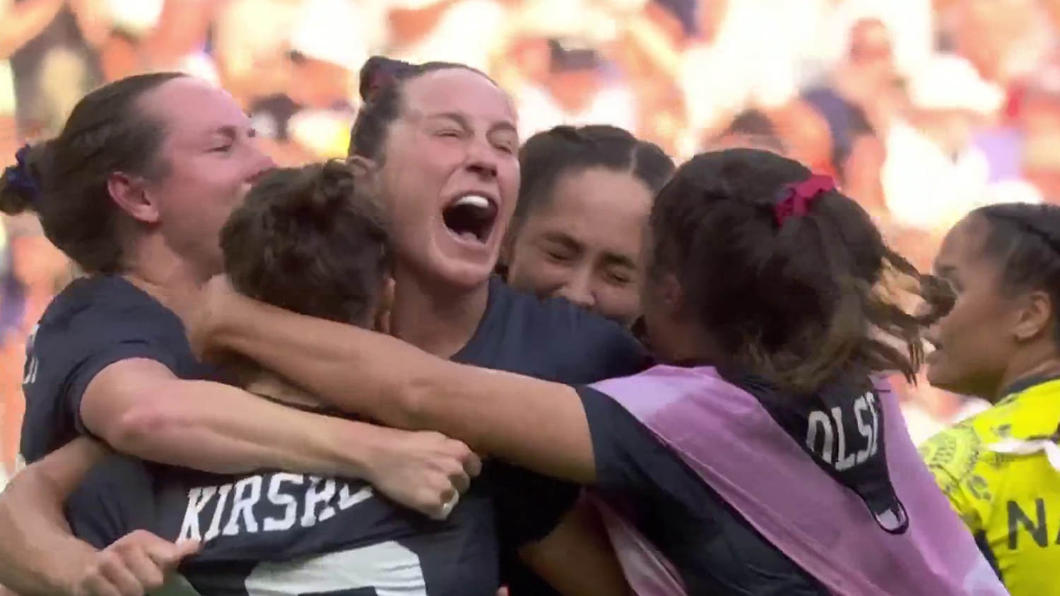 Team USA captures first ever medal in women's rugby