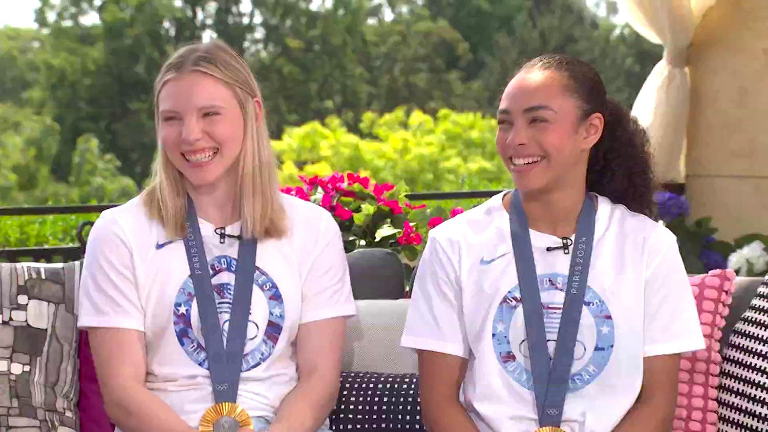 Jade Carey and Hezly Rivera talk winning gold in Paris: ‘So proud’