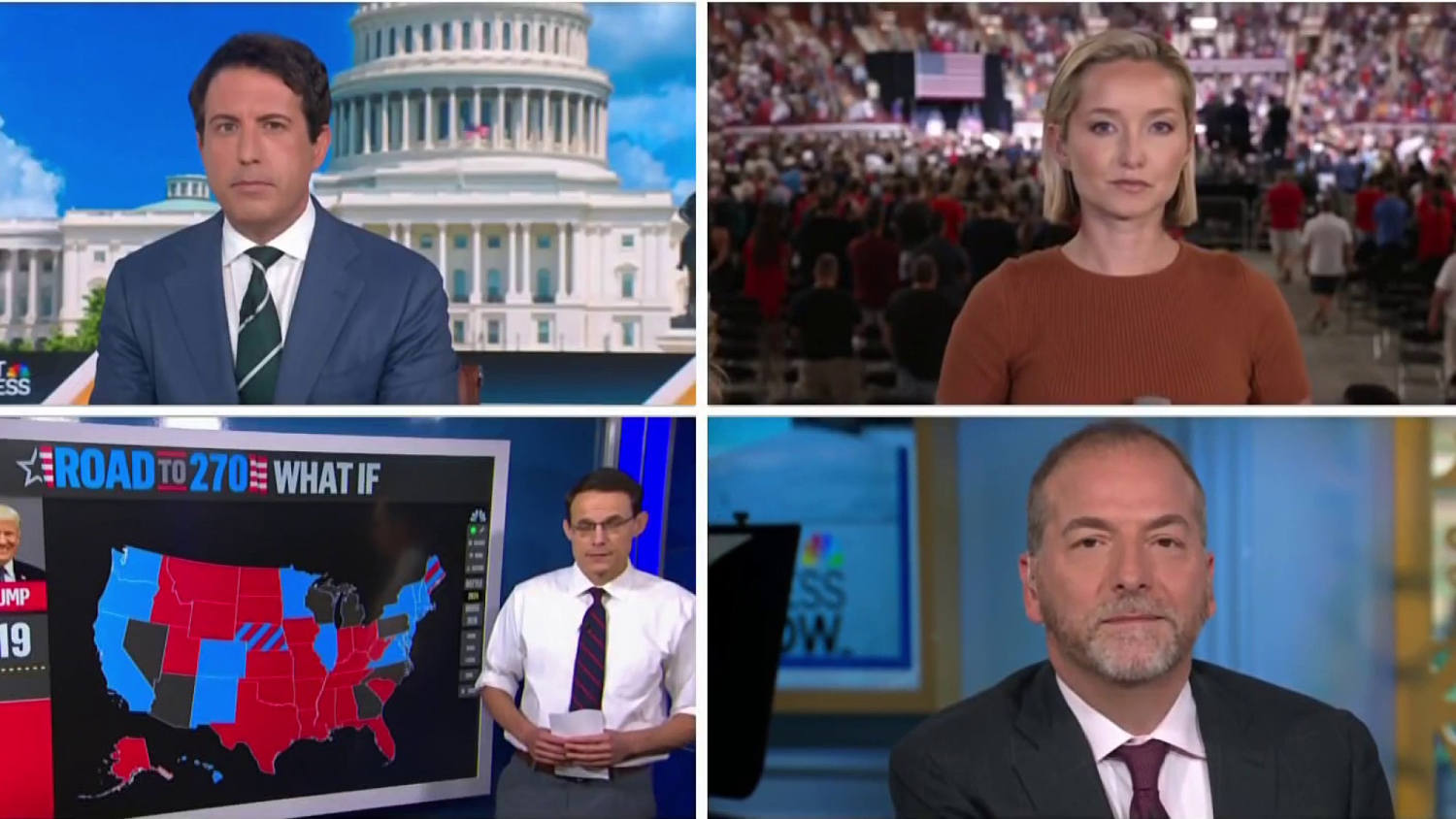 Chuck Todd and Steve Kornacki examine the race in battleground states
