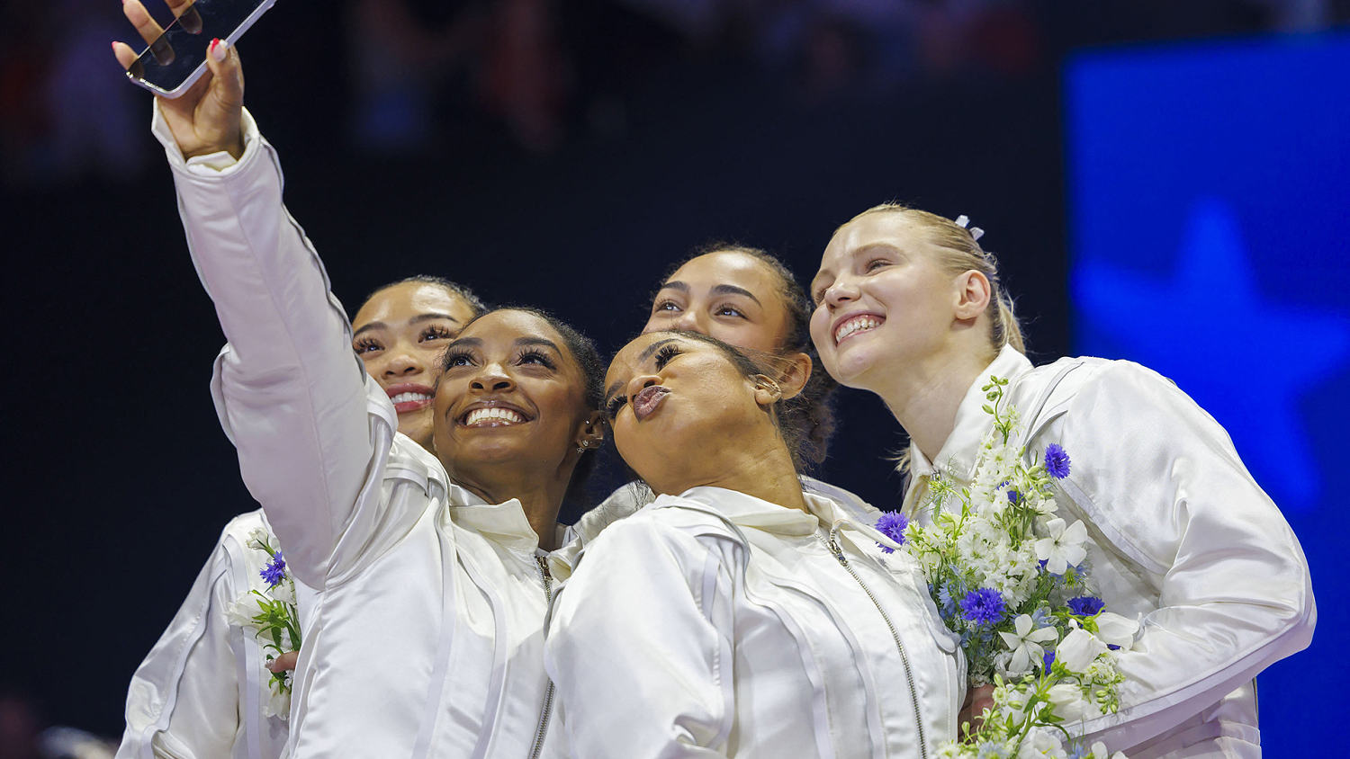 Watch: U.S. women's gymnastics team presented ahead of Paris