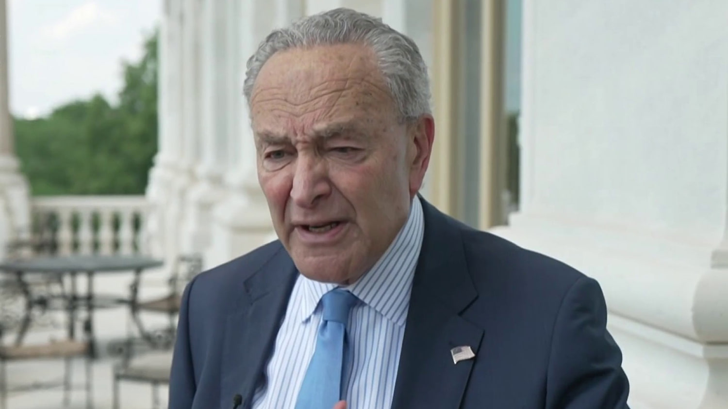 Schumer: Democrats have to make clear how ‘ludicrous’ and ‘unhinged’ the Trump-Vance ticket is