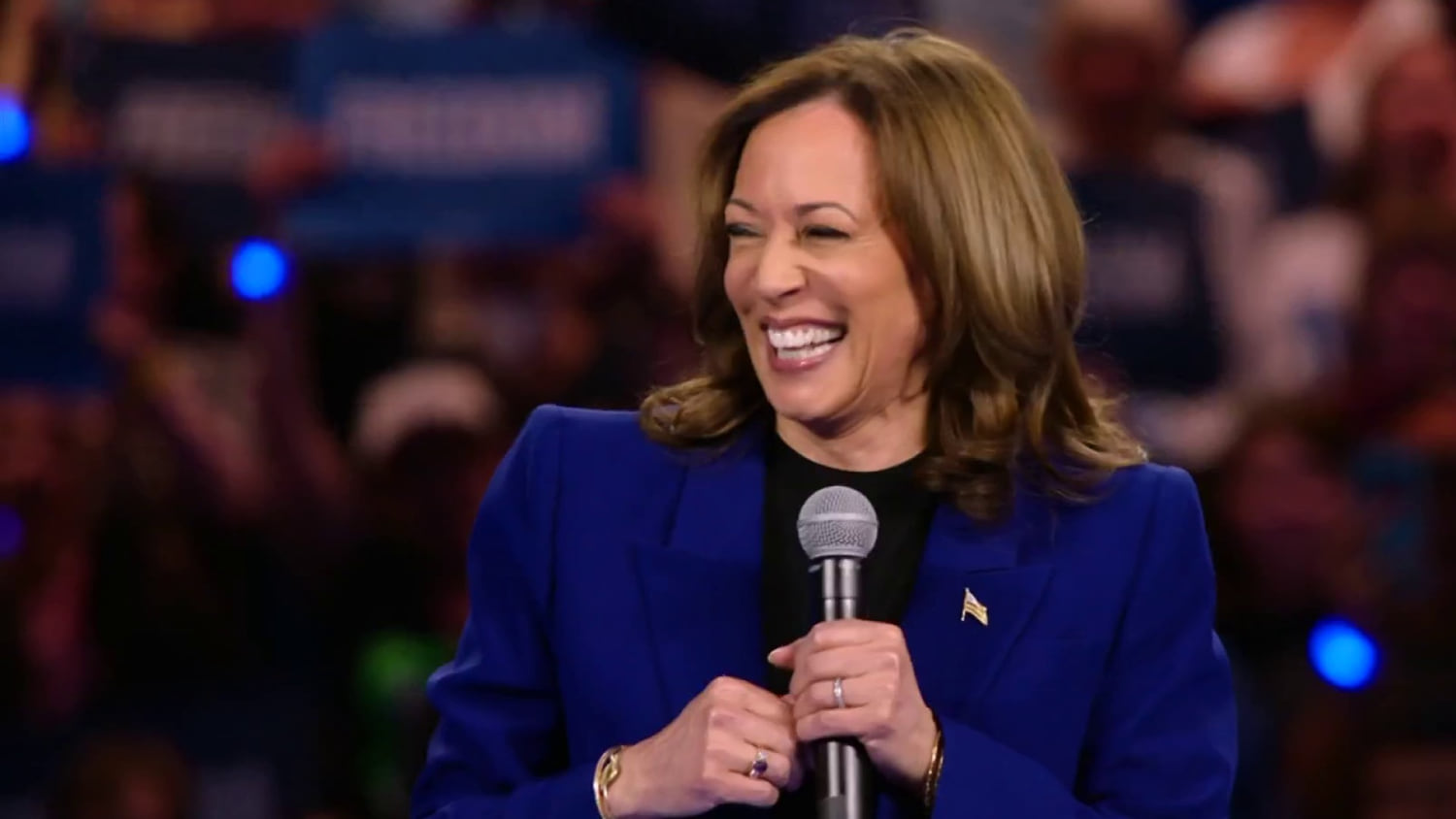 Harris addresses DNC from campaign rally in Milwaukee